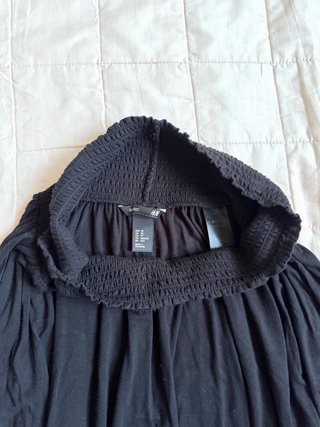 Minigonna nera elastica in viscosa di H&M | tg. XS