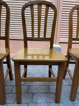 2 Sillas Madera Maciza