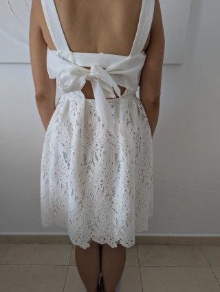 Vestido Pedro del Hierro blanco NUEVO