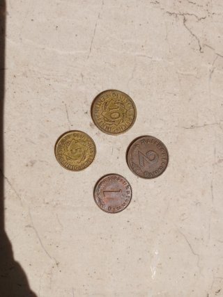 Lotto 4 monete Terzo Reich e repubblica di weimar