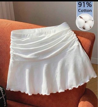 Falda pantalón blanca Talla única