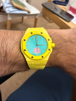 Reloj Audemars Piguet Swatch POP Amarillo
