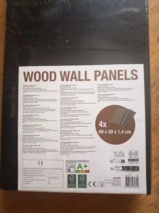Paneles de Pared Madera (4 uds)