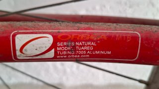 Bicicleta Montaña Orbea Talla L Roja