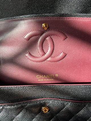 Bolso Chanel Negro y Dorado