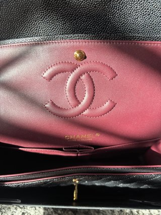 Bolso Chanel Negro y Dorado