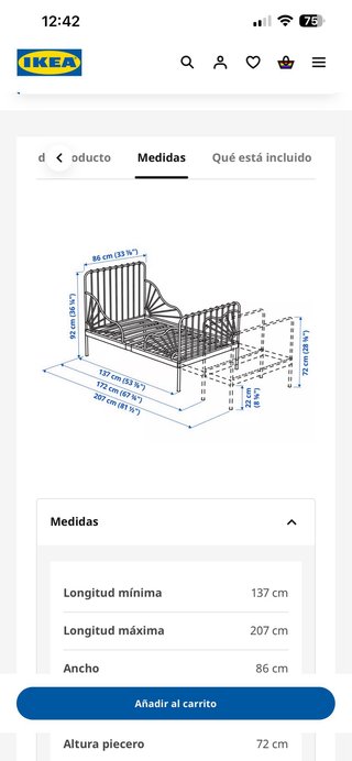 Cama infantil rosa con somier y colchón