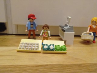 Playmobil Mercado con Gallinas y Verduras