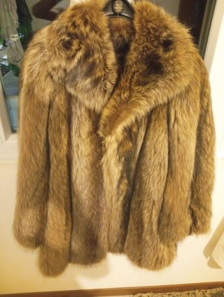 Splendida Pelliccia sintetica Originale Vintage