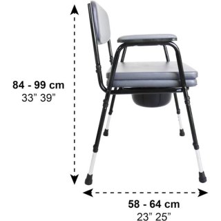 Silla Inodoro Acolchada Pepe Mobility P30034