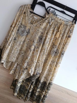 Conjunto Zara estampado