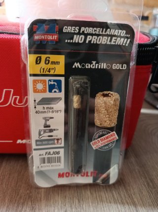 Broca Diamante Montolit Mondrillo Gold 6mm