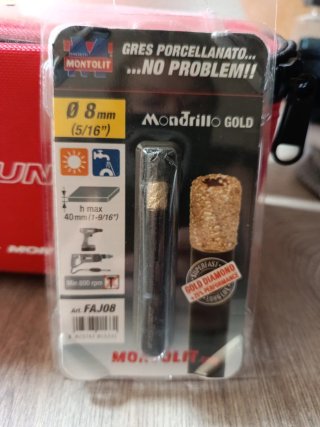 Broca Diamantada Montolit Mondrillo Gold 8mm