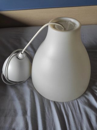 Lámpara colgante Ikea blanca