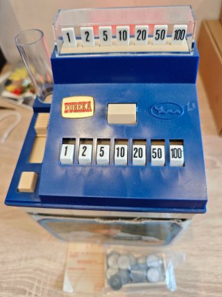 Caja Registradora Juguete. Ref.304. Eureka Vintage