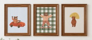 3 Cuadros Infantiles Oso