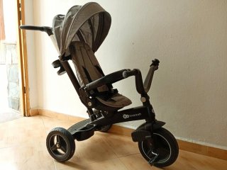Triciclo Kinderkraft EASYTWIST gris