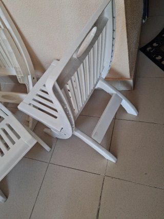 3 SILLAS PVC plegables piscina-playa-camping