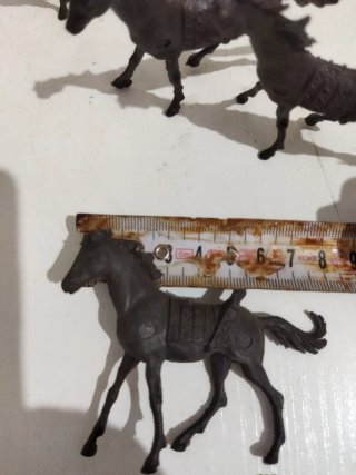 Lote de 110 caballos plástico vintage años 50/70