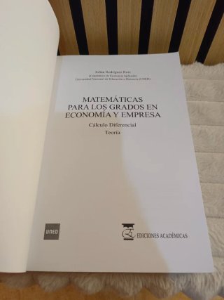 Matemáticas para los grados en economía y empre...