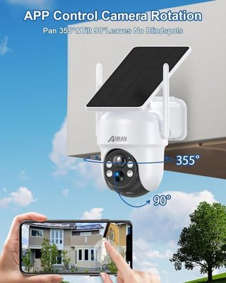 Kit 2 cámaras vigilancia solares + Base NUEVO