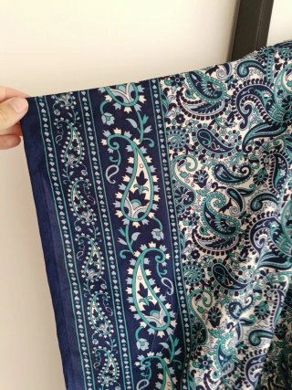 Vestido Kaftan Azul y Turquesa