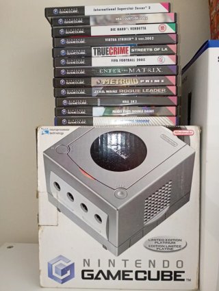 Nintendo GameCube Plata + 12 Juegos