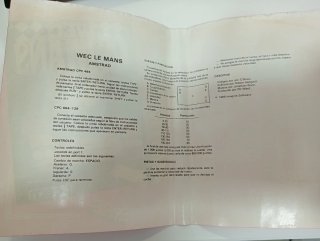 Juego Amstrad Disco WEC Le Mans 6128