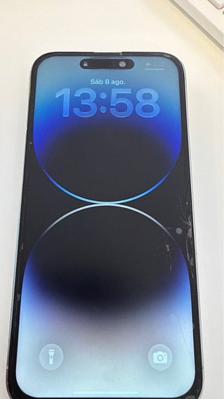 iPhone 14 Pro Max Bianco Rotta