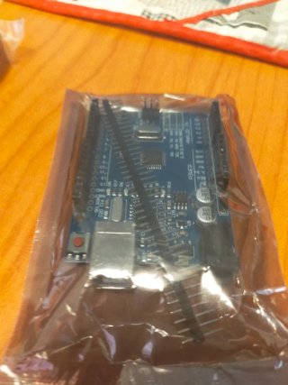 Arduino uno + Caja
