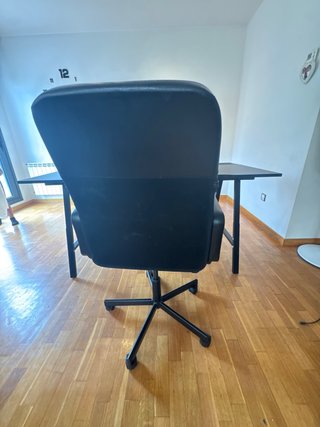 Scrivania da Gaming Nero Ikea + sedia