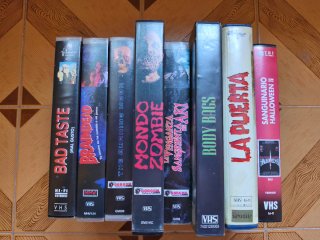 Lote 8 VHS Películas Terror / Gore / Culto