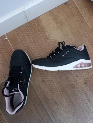 Zapatillas Skechers Uno 2 Negro/Rosa
