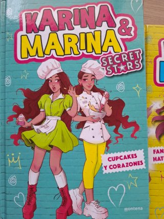 Karina y Marina Secret Stars 5 libros.
