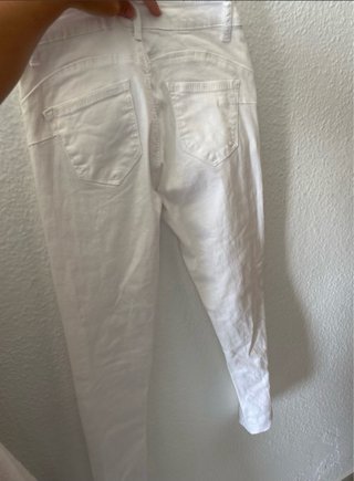 Pantalón vaquero blanco