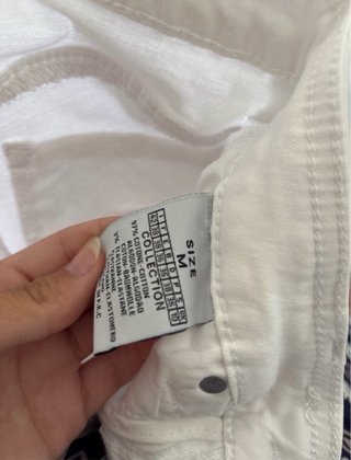 Pantalón vaquero blanco