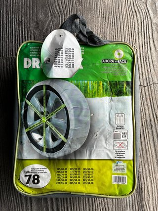 Cadenas textiles para coche Talla 78