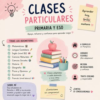 Clases particulares en Pamplona Primaria y ESO