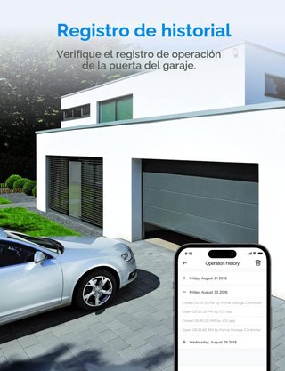 Abrepuertas de garaje inteligente Meross