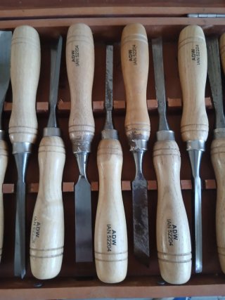 Set de 12 Gubias y Formones Powerfix Profi+
