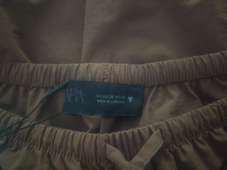Falda larga Zara marrón XS