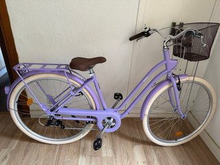 Bicicleta BTWIN morada