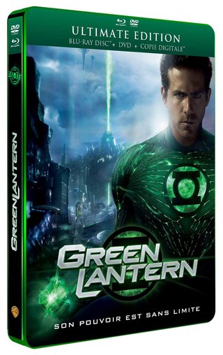 LINTERNA VERDE STEELBOOK BLURAY + DVD UNICO AQUI