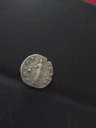 Denario Romano Plata