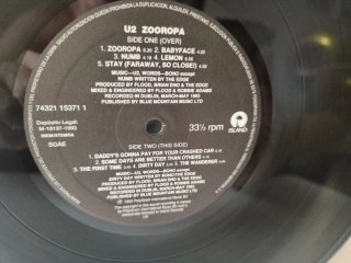 Vinilo U2 Zooropa Polygram ESP 1993 Island