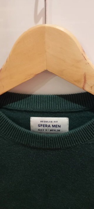 Jersey Sfera Verde Punto Hombre