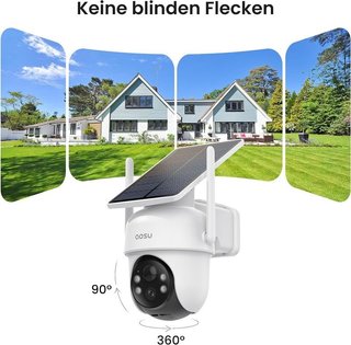 Kit 2 cámaras vigilancia solares con base NUEVO