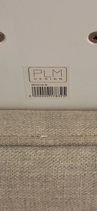 Estantería vertical blanca