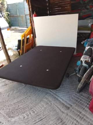 Cama con cabecero 2x1.35m