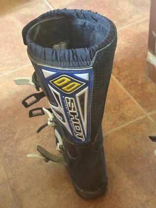 Cazadora y pantalón moto Shoei azul